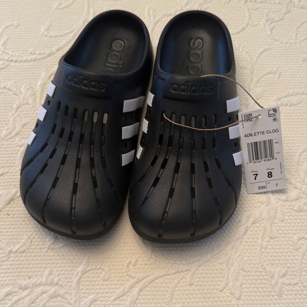 Adidas  Black Clogs